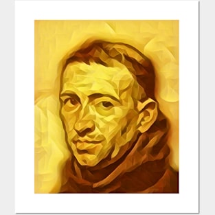 William of Ockham Golden Portrait | William of Ockham Artwork 5 Posters and Art